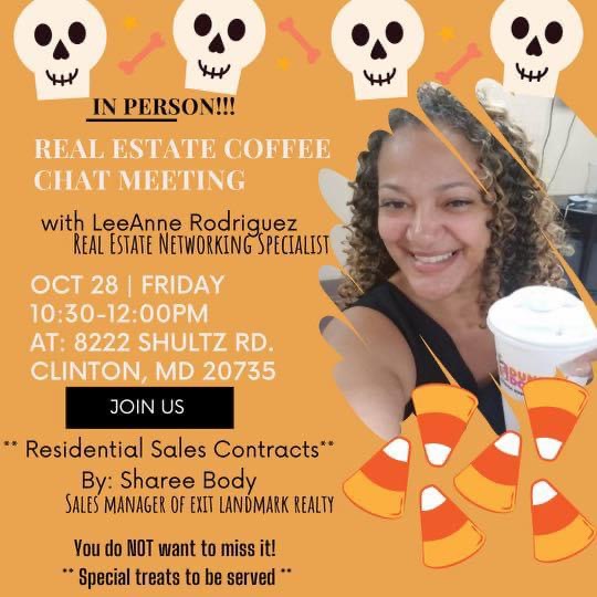Real Estate Coffee Chat Meeting Pride Settlement And Escrow LLC amaya-logo-white-aware-coffee